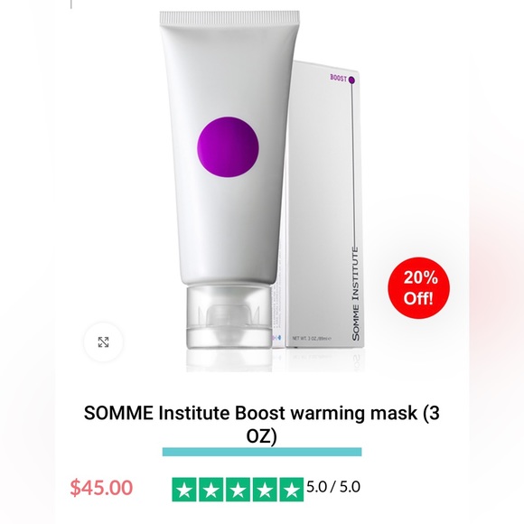 🆕 Warming Anti-Aging Mask. Somme Institute Boost. SEALED. Full Size. NWT. - Picture 7 of 7